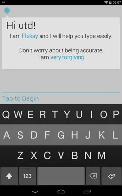 Fleksy Keyboard android App screenshot 1